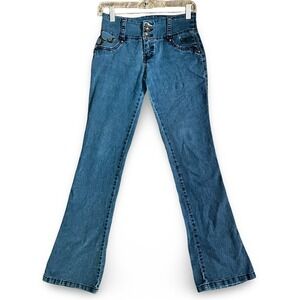 Tiki Jeans Embellished Pockets Bootcut Denim‎ Jeans Size 3